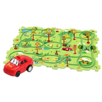 Puzzle piste de voitures éducatif et amusant