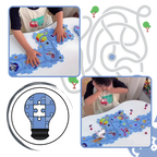 Puzzle piste de voitures éducatif et amusant