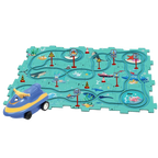 Puzzle piste de voitures éducatif et amusant