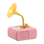 Jouet éducatif gramophone rétro