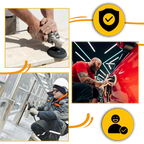 Disque de polissage efficace pour perçeuse