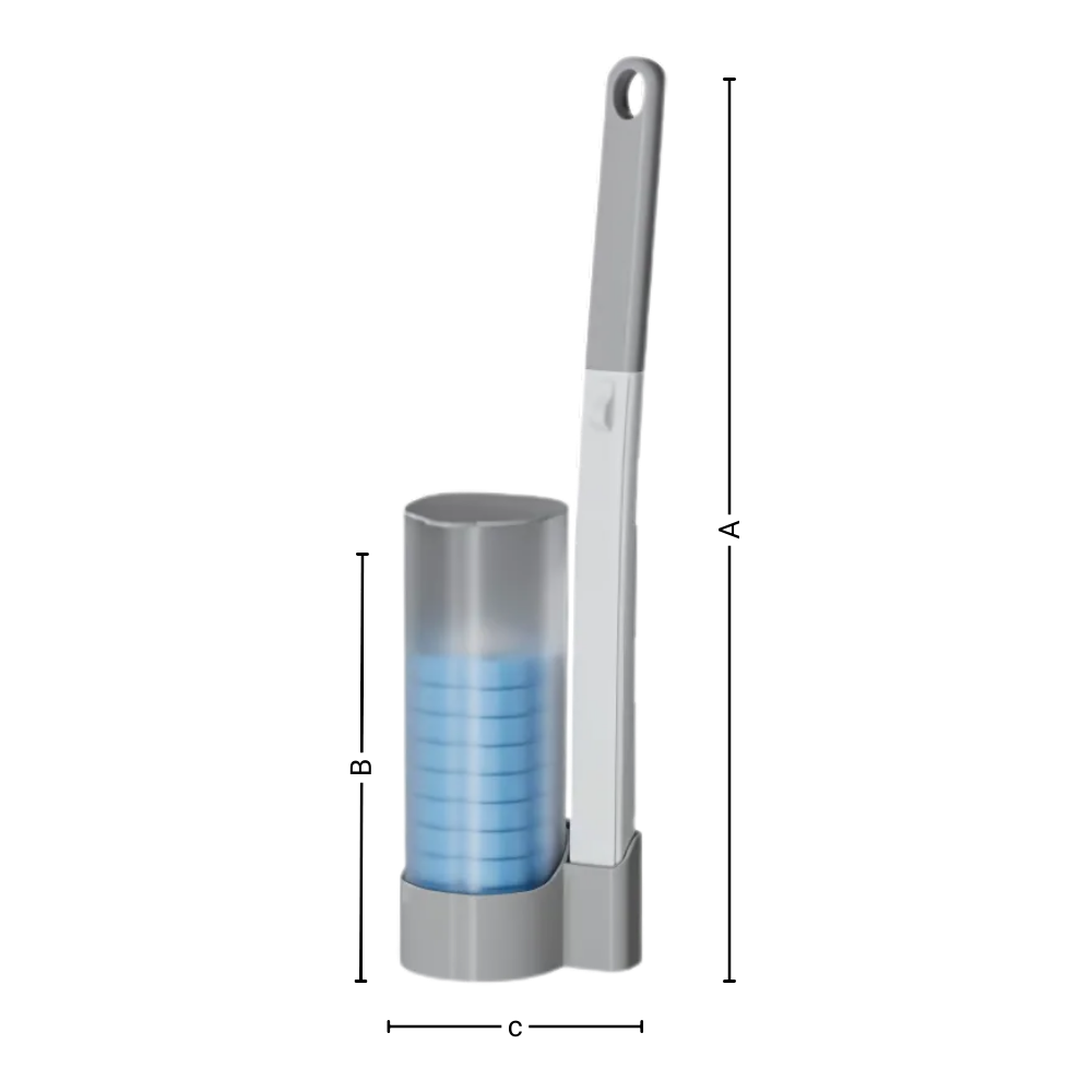 Brosse de toilette jetable pour un nettoyage efficace