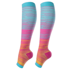 Chaussettes de compression élastiques pied ouvert
