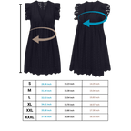 Robe élégante en broderie anglaise