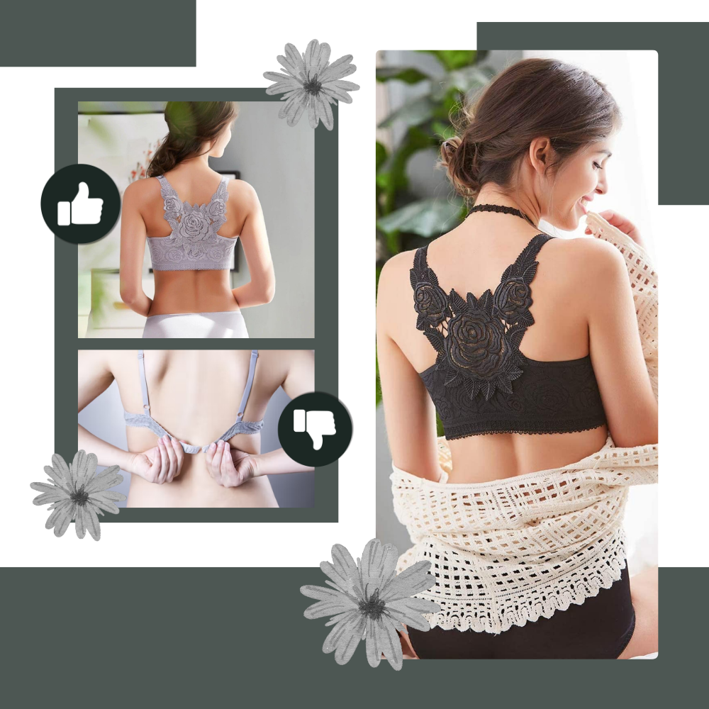 Soutien-gorge push-up élégant en dentelle