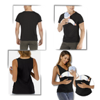 T-shirt kangourou ergonomique à la mode