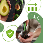 Outil ergonomique multifonctionnel pour couper les avocats