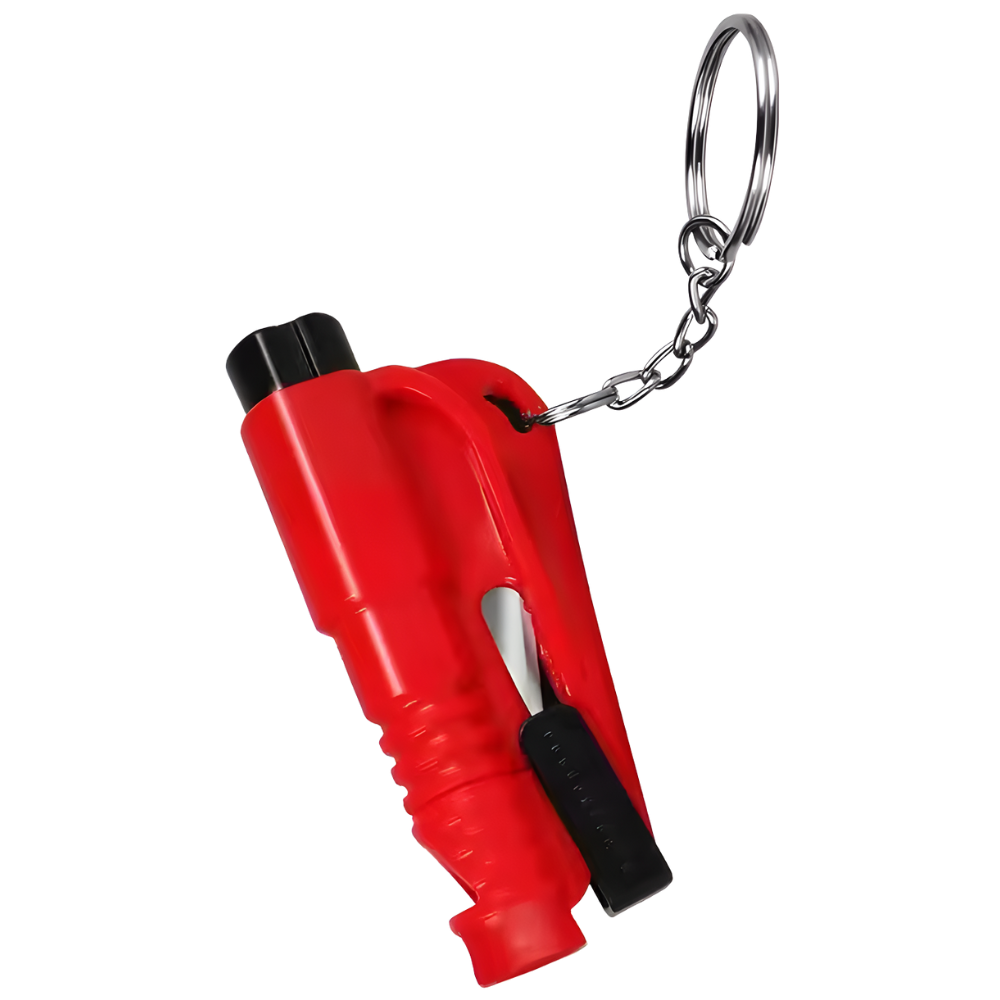 Outil essentiel 2 en 1 brise vitre et coupe ceinture