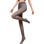 Faux collants translucides doublés polaire