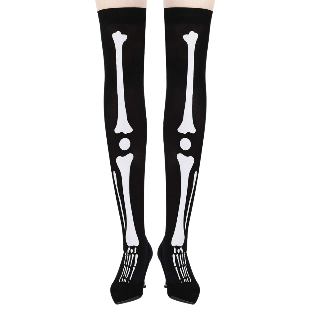 Chaussettes de compression aux motifs festifs d'Halloween