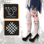 Chaussettes de compression aux motifs festifs d'Halloween