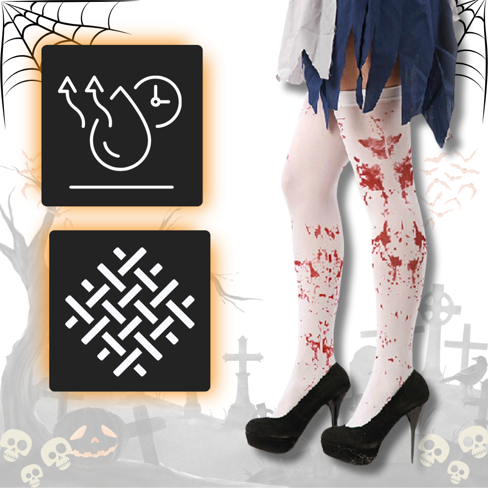 Chaussettes de compression aux motifs festifs d'Halloween