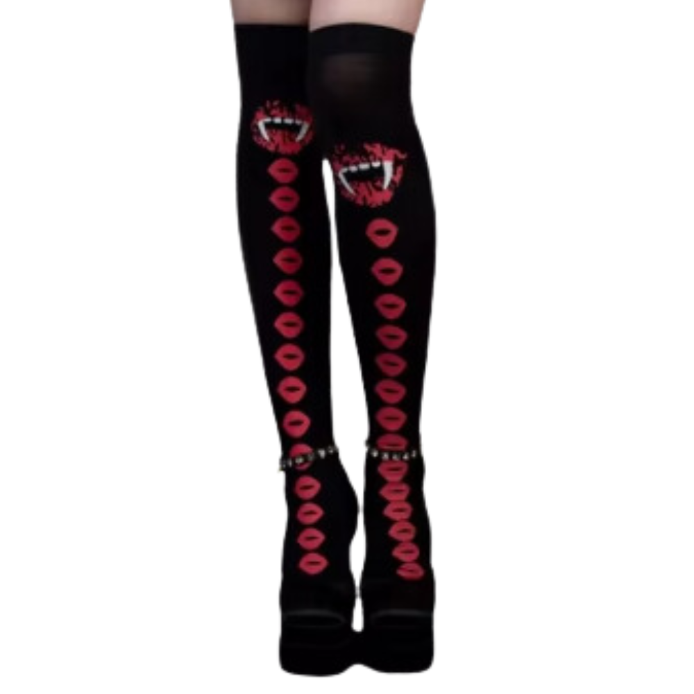 Chaussettes de compression aux motifs festifs d'Halloween
