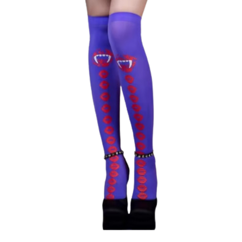 Chaussettes de compression aux motifs festifs d'Halloween