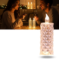 Bougie décorative LED sans flamme en cristal