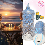 Bougie décorative LED sans flamme en cristal