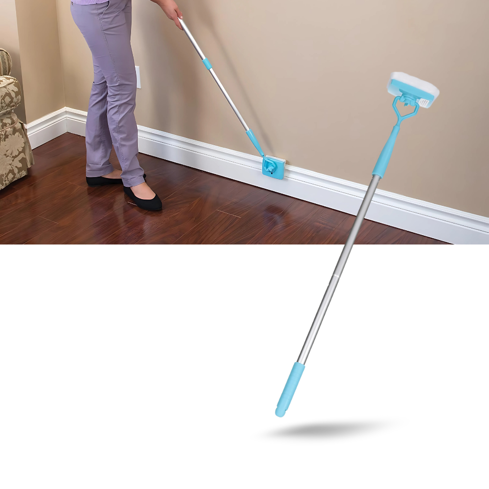 Brosse de nettoyage flexible pour plinthes