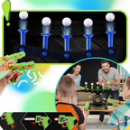 Jeu de tir avec balles flottantes lumineuses