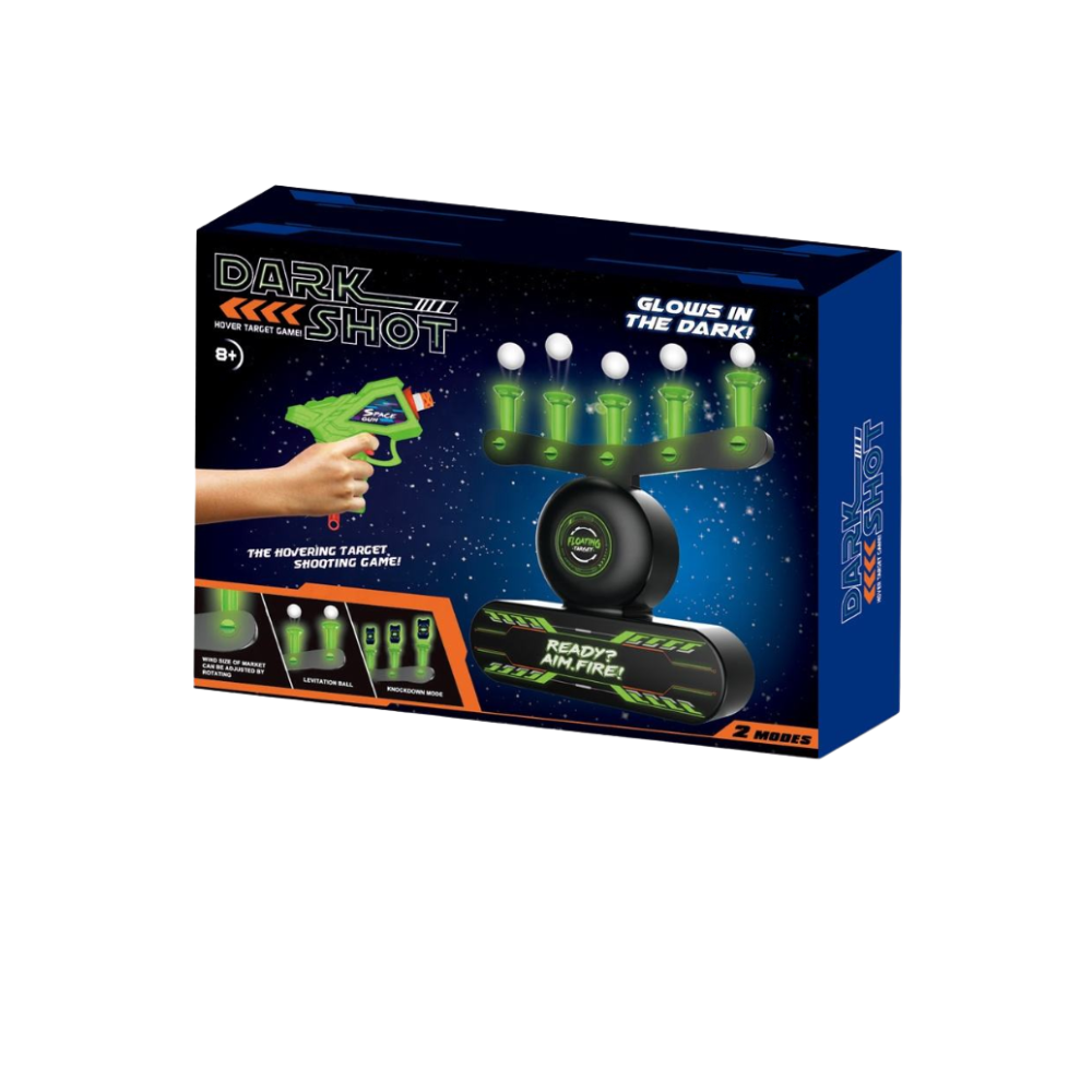 Jeu de tir avec balles flottantes lumineuses