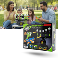 Jeu de tir avec balles flottantes lumineuses