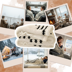 Couverture d'hiver molletonnée et moelleuse
