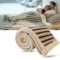 Couverture d'hiver molletonnée et moelleuse