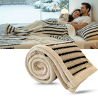 Couverture d'hiver molletonnée et moelleuse