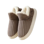 pantoufles d'intérieur douillettes en peluche moelleuse