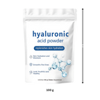 Poudre d'acide hyaluronique hydratante à spectre complet