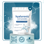 Poudre d'acide hyaluronique hydratante à spectre complet