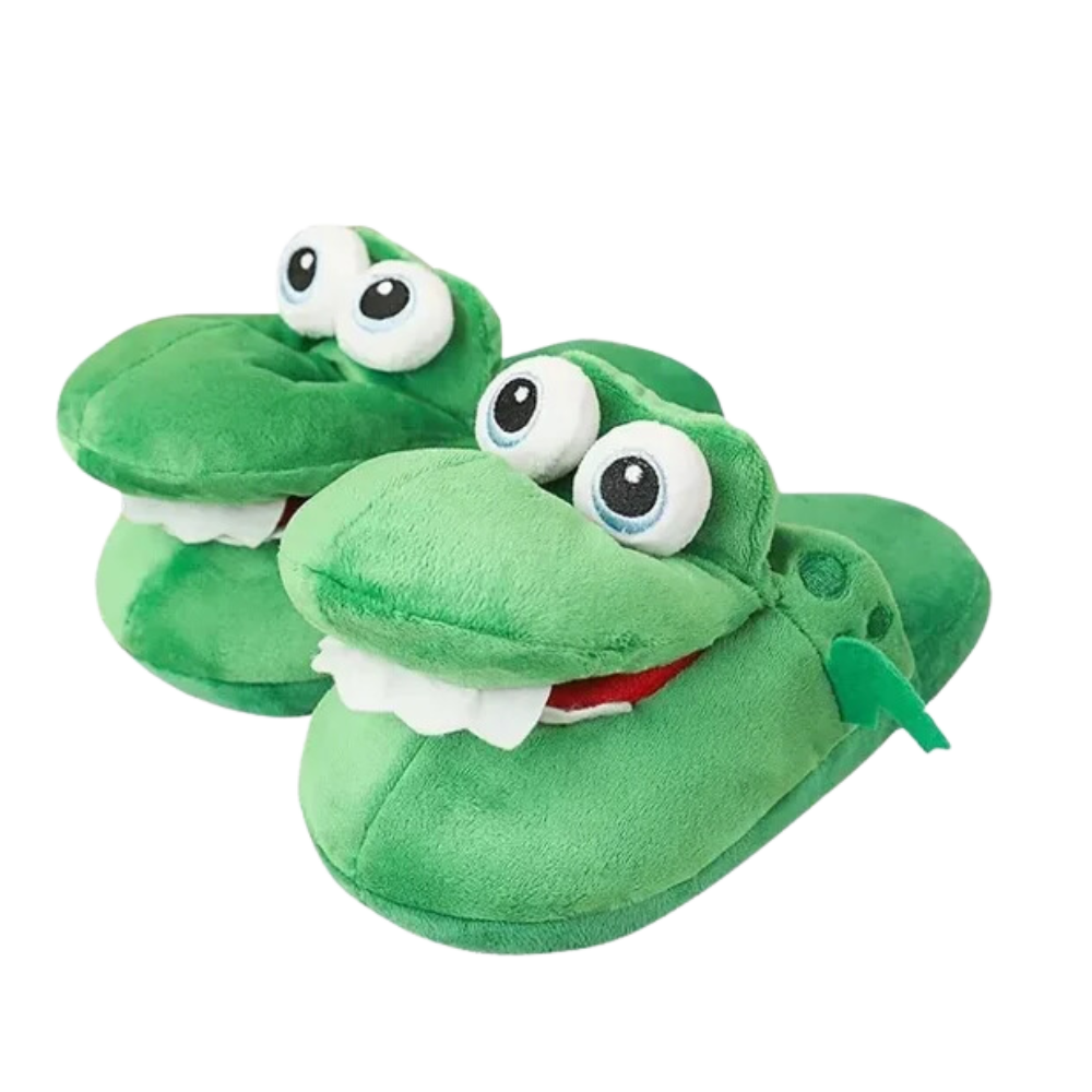 Chaussons crocodile amusants et confortables
