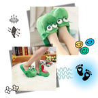 Chaussons crocodile amusants et confortables