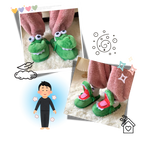 Chaussons crocodile amusants et confortables