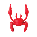Porte-cuillère antidérapant en forme de crabe amusant