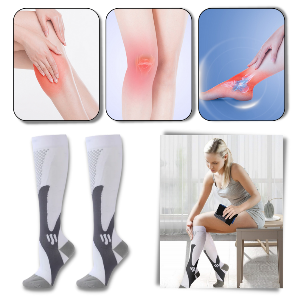 Chaussettes de compression fonctionnelles et élégantes