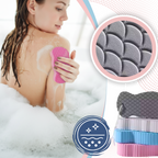 Éponge de bain exfoliante douce
