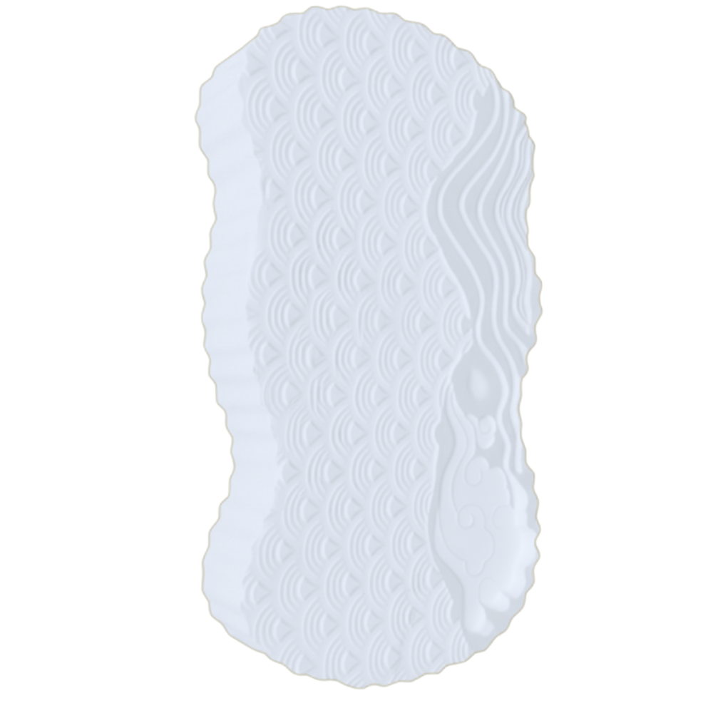 Éponge de bain exfoliante douce