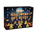 Calendrier de l'Avent des canards sur le thème d'Halloween et de Noël