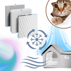 Maison pour chats à isolation thermique réfléchissante