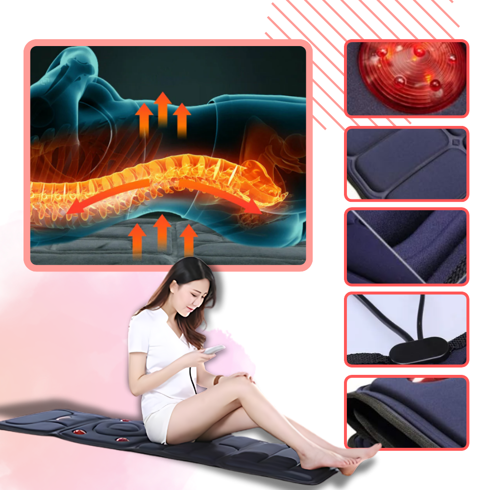 Matelas de massage thermothérapeutique pour le corps entier