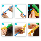 Kit de rouleaux pour boucler les cheveux sans chaleur