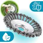 Brosse de désherbage pour débroussailleuse