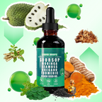Gouttes extrait de Corossol et plantes naturelles
