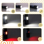 Torche à LED rechargeable à long faisceau
