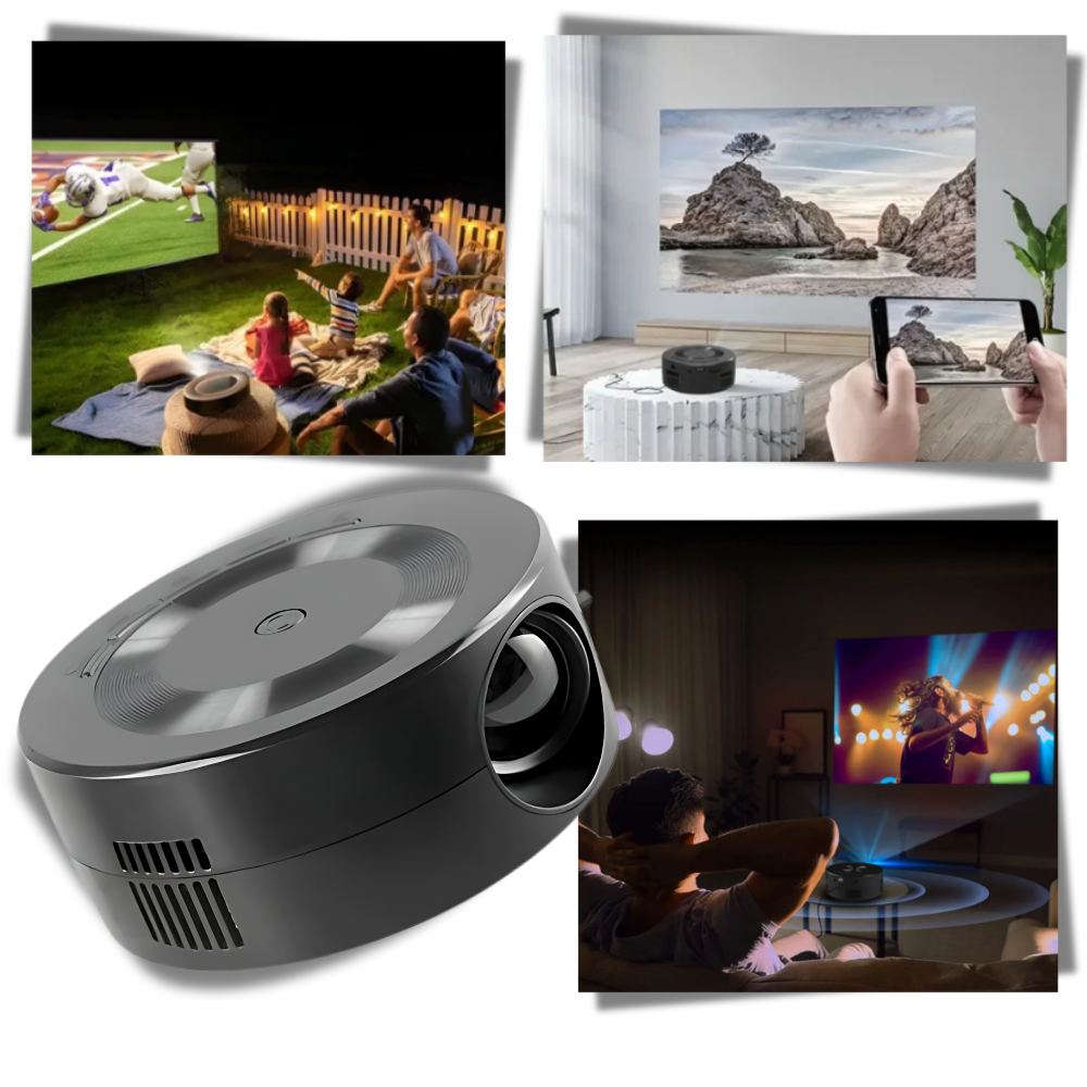 Mini-projecteur vidéo haute résolution