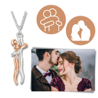 Collier de couple Câlin