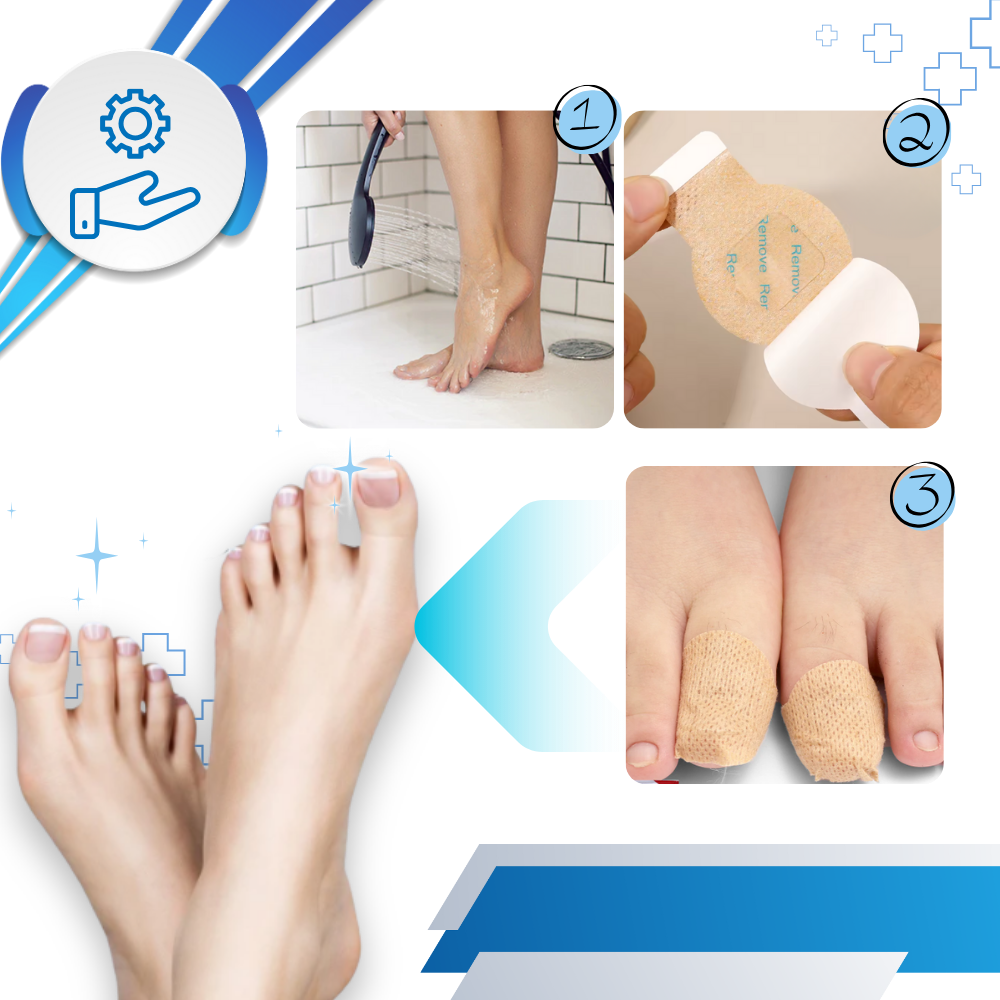Patch hydratant pour ongles à base d'hydrogel