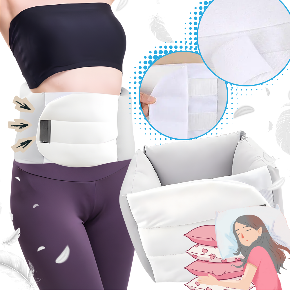 Ceinture de support dorsal en soie glacée
