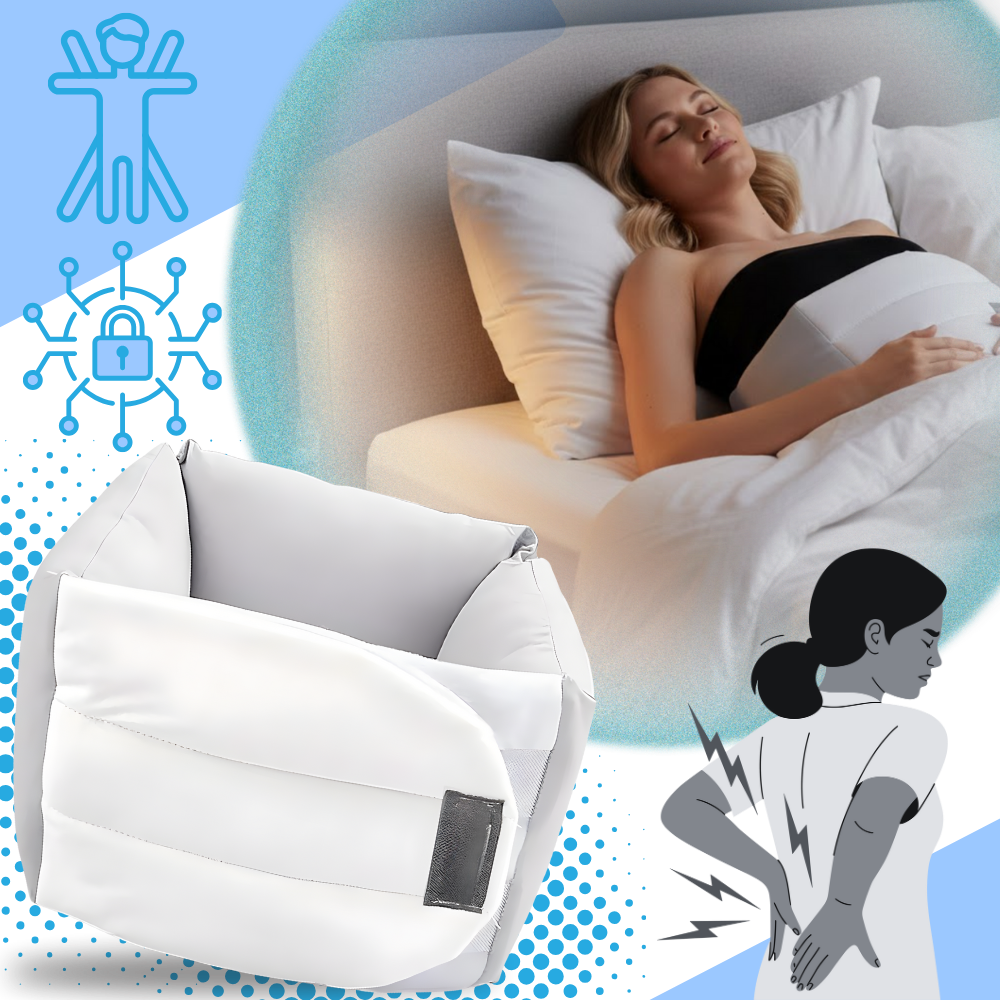 Ceinture de support dorsal en soie glacée