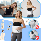 Ceinture de support dorsal en soie glacée